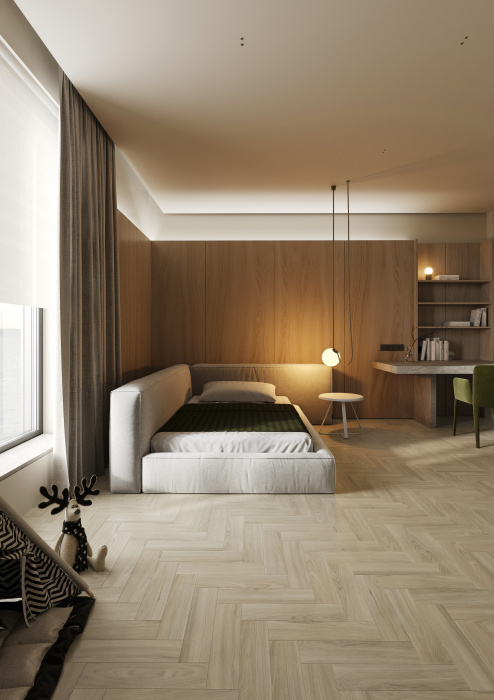 Кварцевый ламинат Fargo Herringbone Вяз Оксфорд 44-2101-05